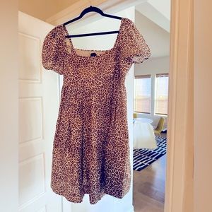 J Crew Leopard dress size 16